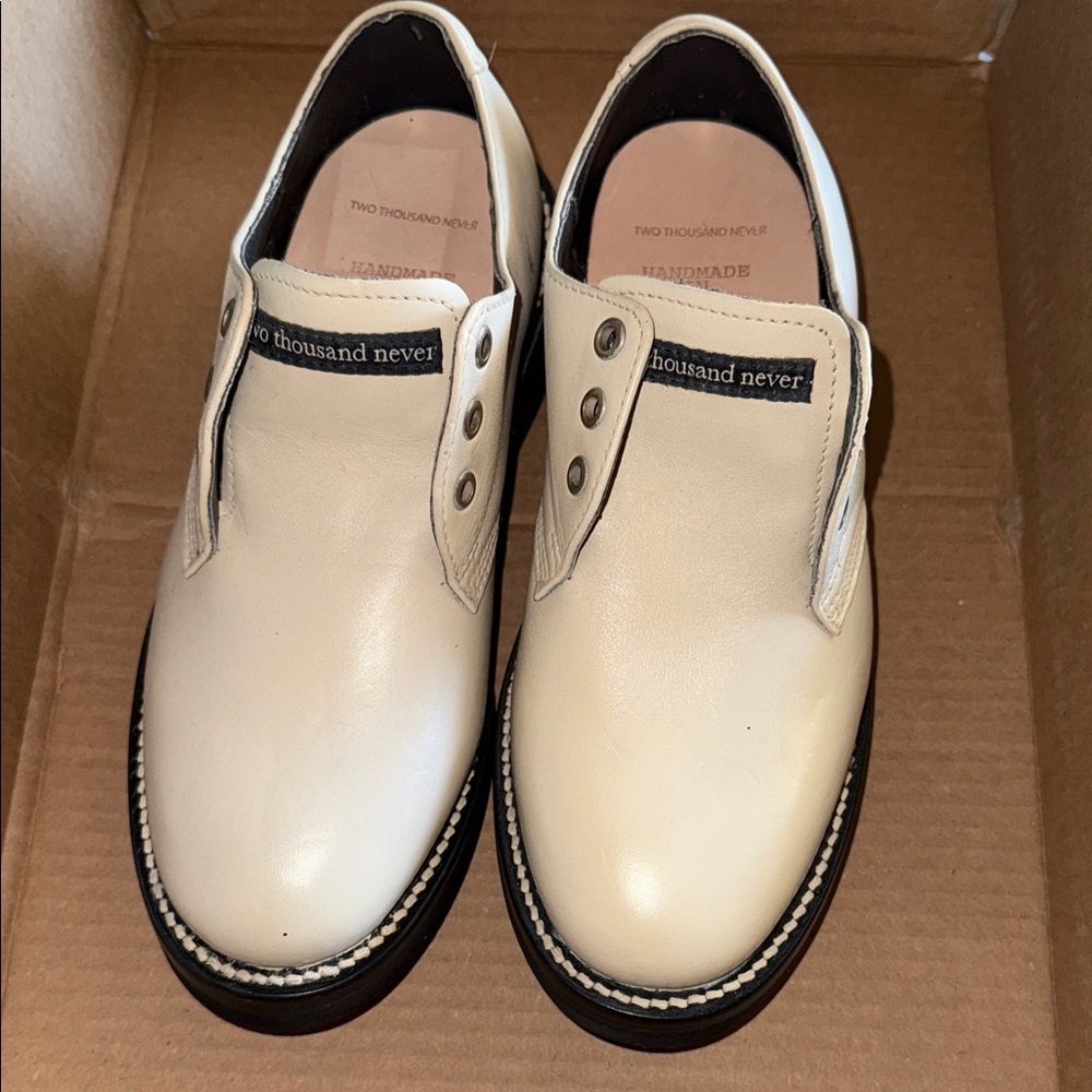 Men's Tan Leather Oxfords